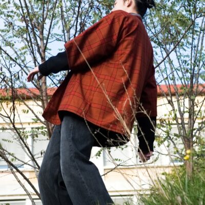Kimono veste "Terre d'Écosse"