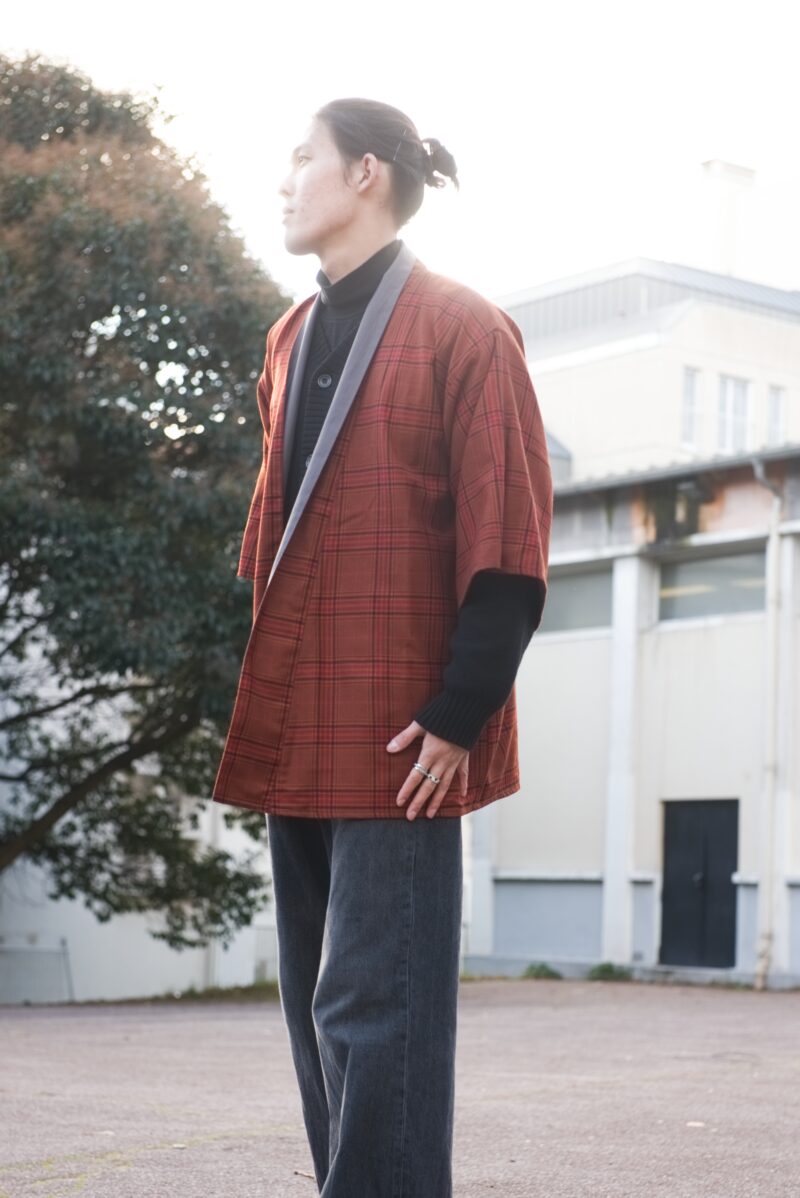 Kimono veste "Terre d'Écosse"